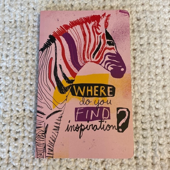 NEW "Where do you find inspiration?" Stationery Lined Journal 128 pages - Picture 1 of 5